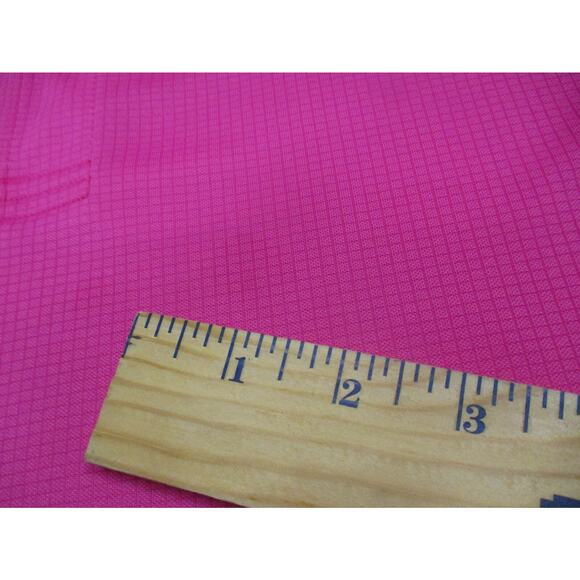 Izod Mens Golf Polo Shirt Short Sleeve Logo Casual Size Large Pink - Picture 5 of 7